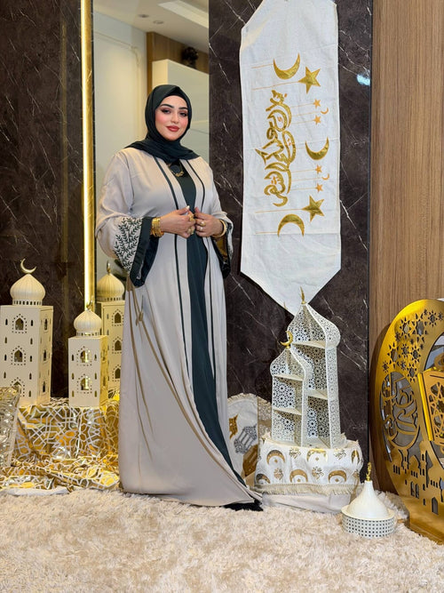 Abaya Brodée