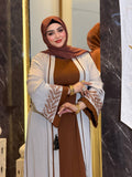 Abaya Brodée
